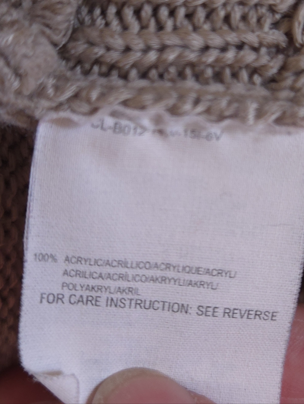 Mexx | Taupe Scallop-Edged Open Cardigan, Size XS - Picture 7 of 8